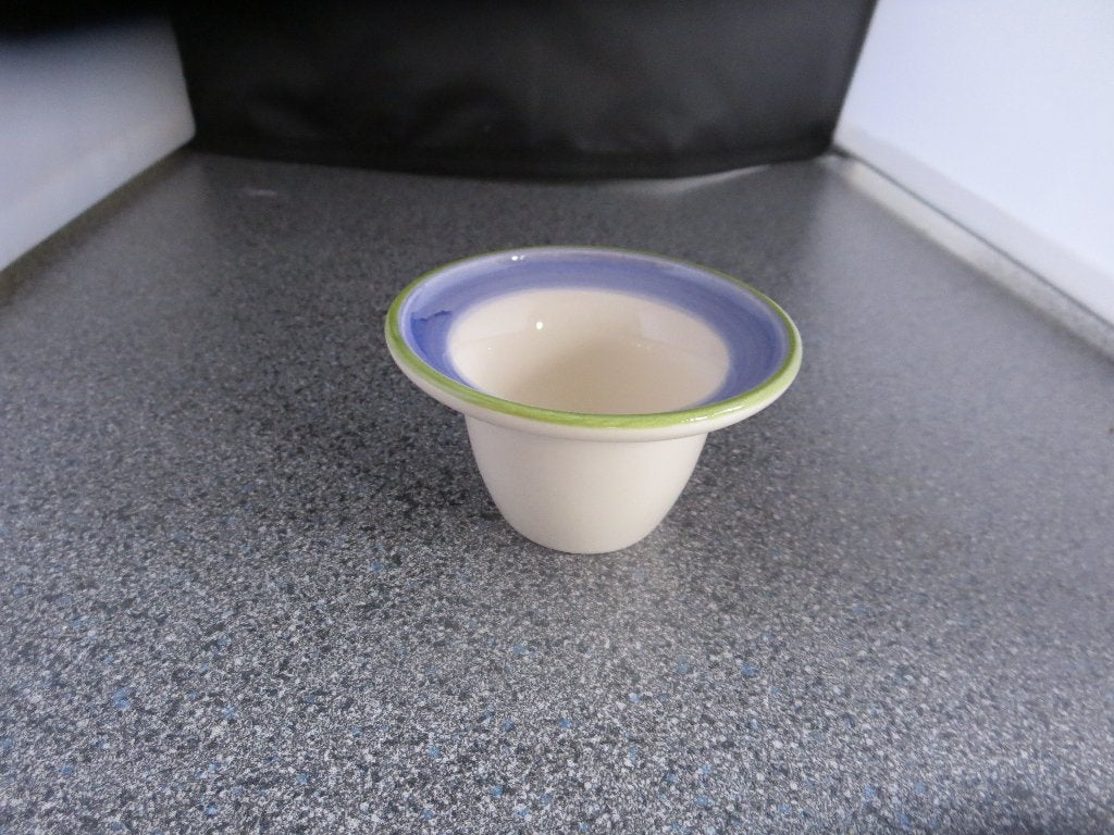 Eierdopje Fleur de Provence servies, Info@detagrijn.com, Overige materialen, Overige merken, Overige typen