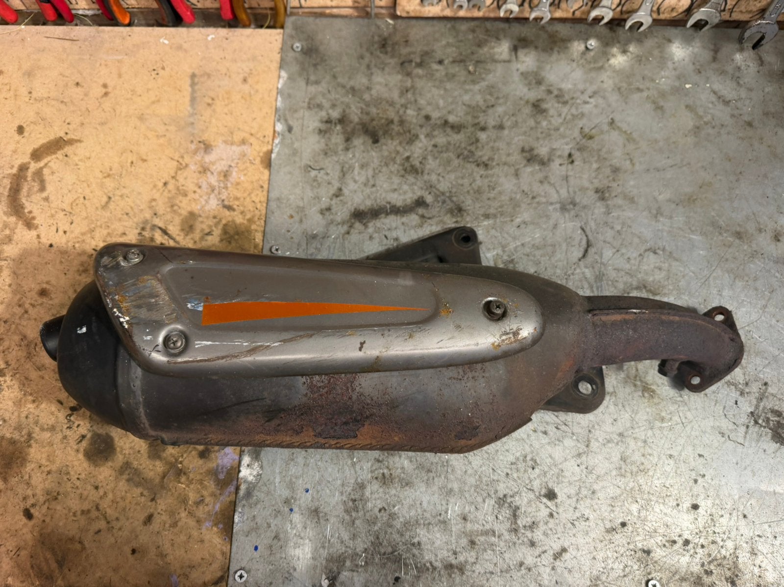Sc12 uitlaat 125cc 180cc, Ophalen of Verzenden