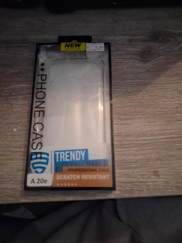 Nieuw Transparant Telefoonhoesje voor Samsung A20e, Ophalen of Verzenden, Nieuw, Overige modellen, Hoesje of Tasje