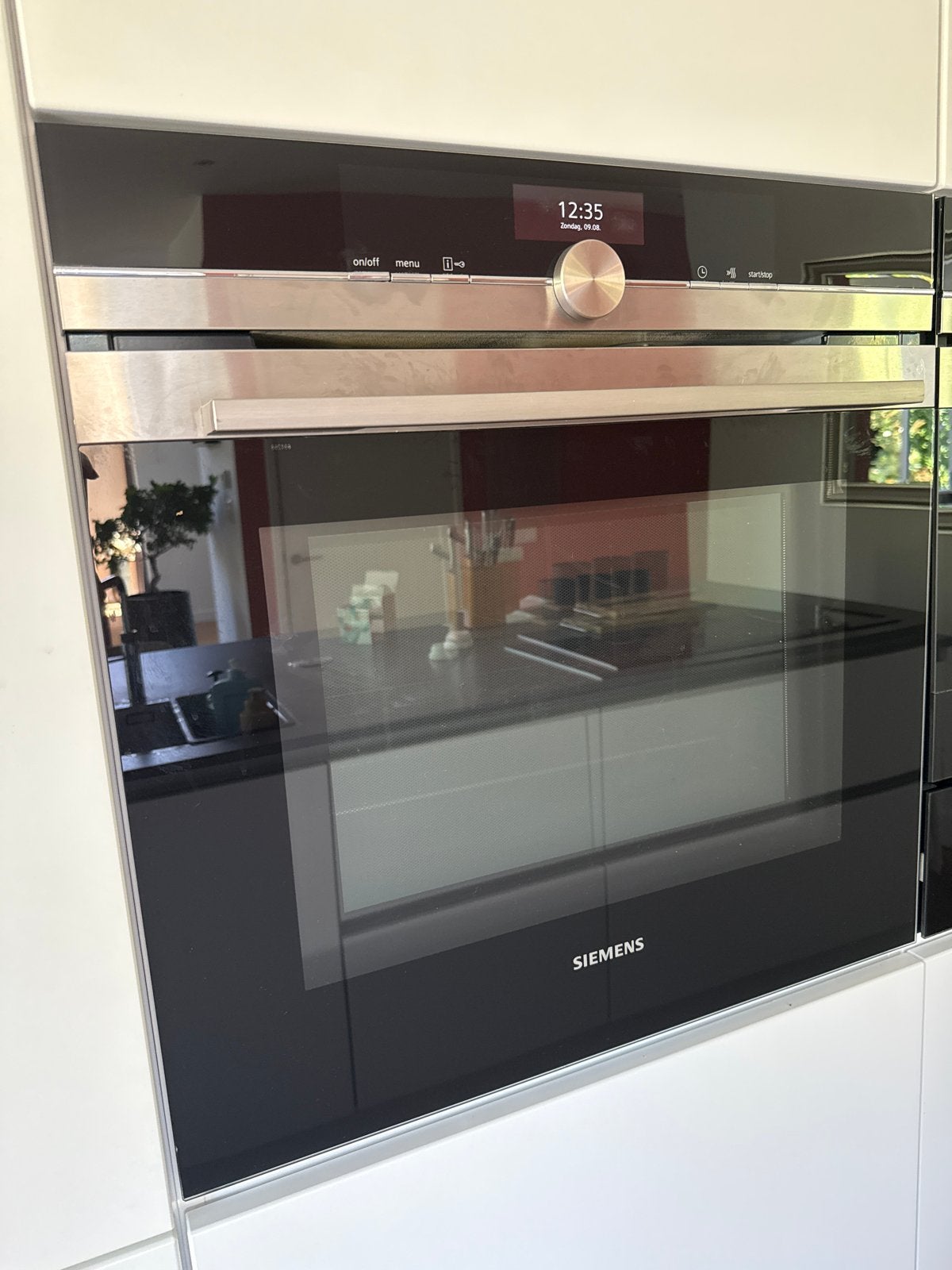 Siemens Inbouw Combi Oven HM636GNS1/05 - Goede Staat, Ophalen, Gebruikt, Hete lucht, Siemens