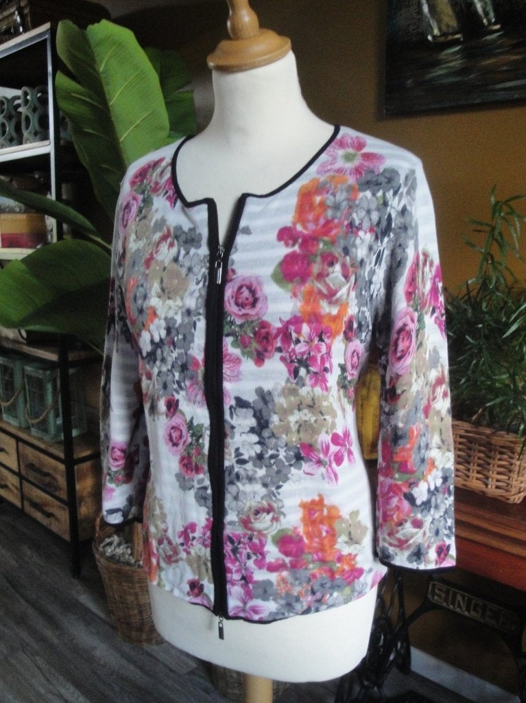 GERRY WEBER Bloemenvestje maat M, Maat 38/40 (M), Meerkleurig, Ophalen of Verzenden, Gedragen