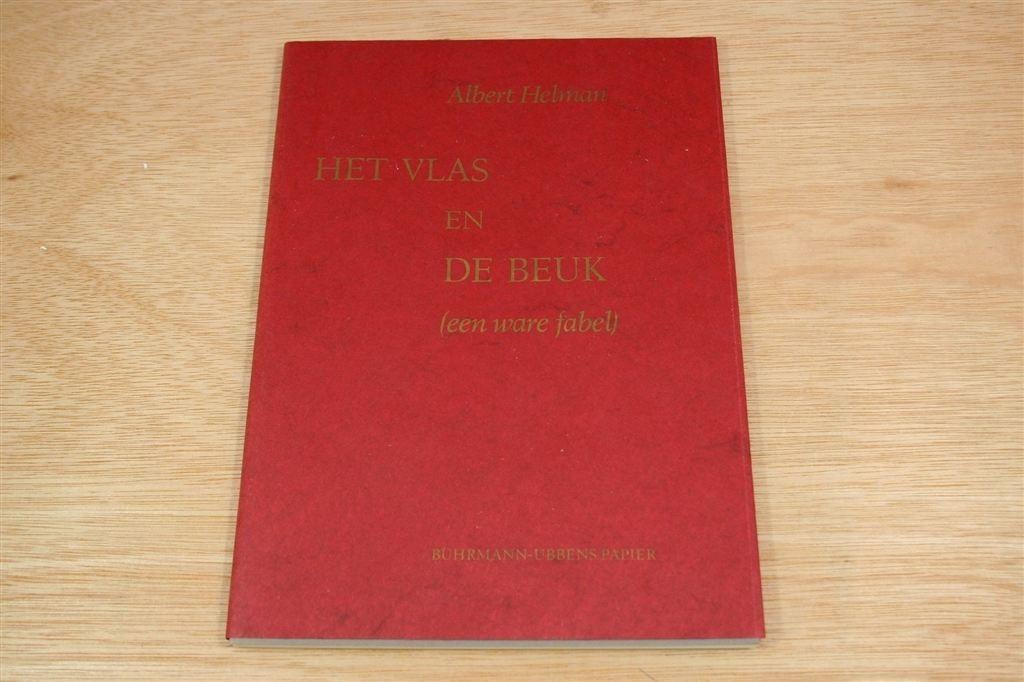 Het Vlas en de Beuk — Fabel Uitgave Bührmann-Ubbens Papier, Verzenden, Gelezen