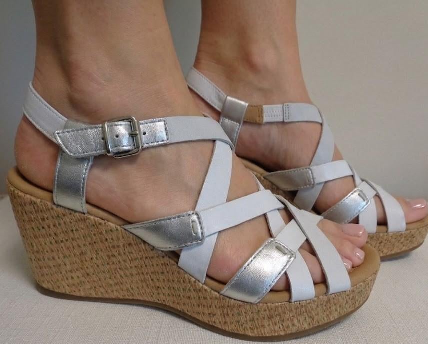 Gabor 6,5 (39,5), Verzenden, Wit, Sandalen of Muiltjes, Zo goed als nieuw