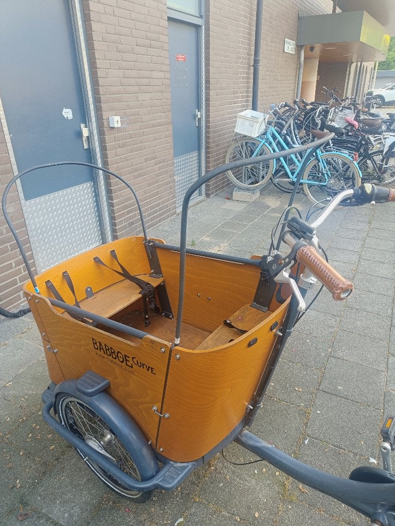 Bakfiets, 4 kinderen of meer, Gebruikt, Huif, Ophalen