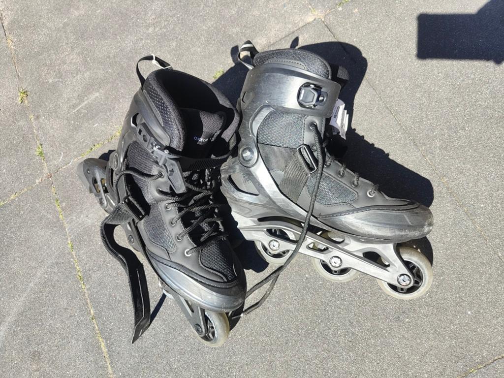 Skeelers maat 42 - Gebruikt, maar in goede staat, Sport en Fitness, Skeelers, Gebruikt, Heren, Inline skates 4 wielen, Ophalen