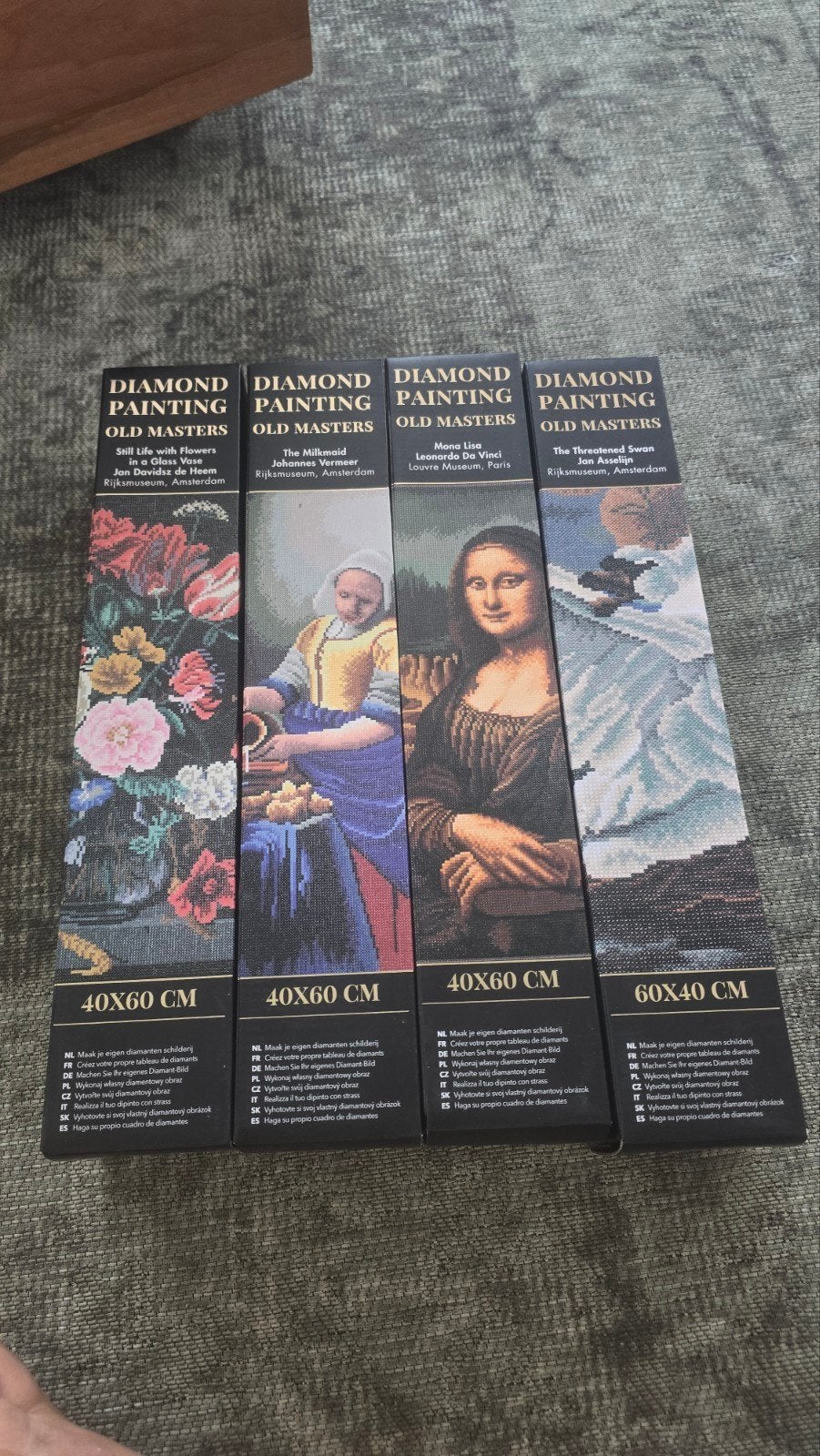 Diamond Painting Old Masters Set - 4 Stuks, Ophalen of Verzenden, Nieuw, Overige typen