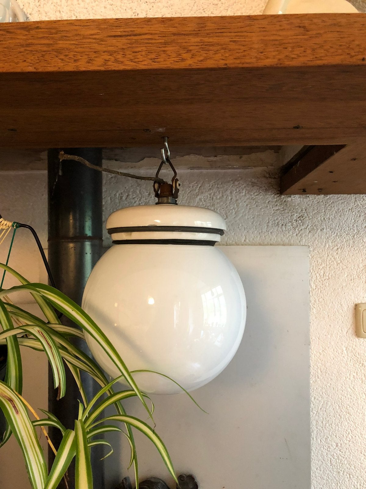 Hanglamp,Bauhaus,1910-30,Plafondlamp, Huis en Inrichting, Lampen | Hanglampen, Ophalen of Verzenden