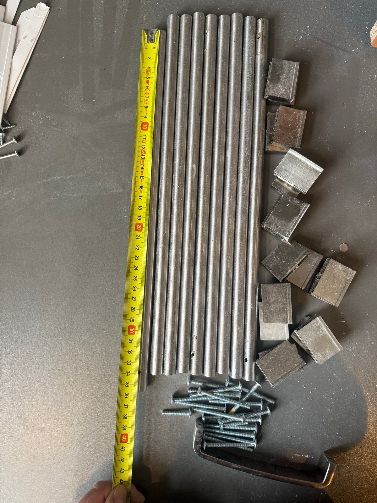 10x ikea keuken handgrepen rvs, Gebruikt, Overige typen, Ophalen of Verzenden, Minder dan 50 mm