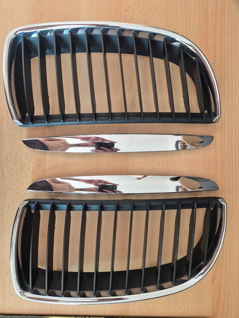BMW E90 (2006) Chromen Nieren Grill Set, Ophalen of Verzenden, Voor, BMW, Bumper