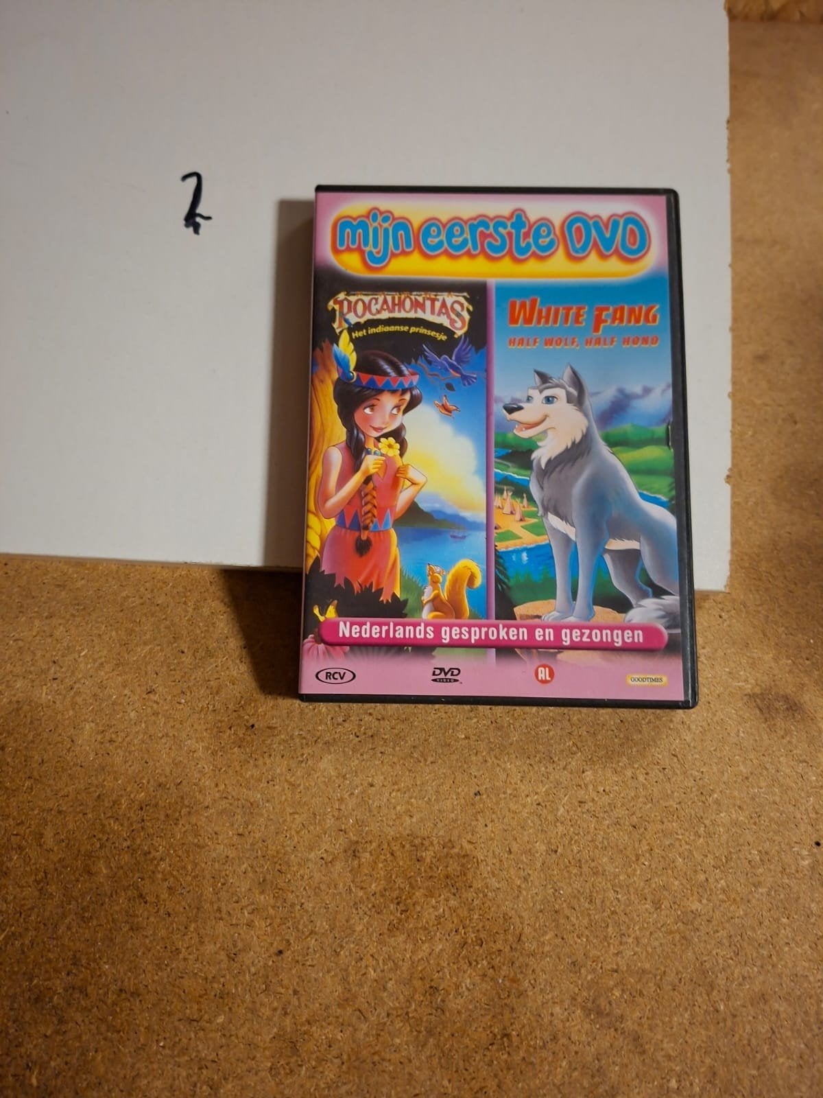 Mijn Eerste DVD: Pocahontas & White Fang (Nederlands), Cd's en Dvd's, Gebruikt, Animatie, Alle leeftijden, Film