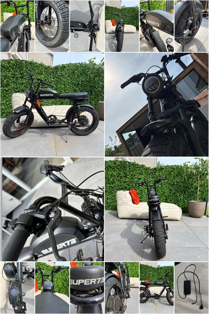 Fat bike super 73 S2E, Amsterdam, Super 73, 59 cm of meer, 50 km per accu of meer