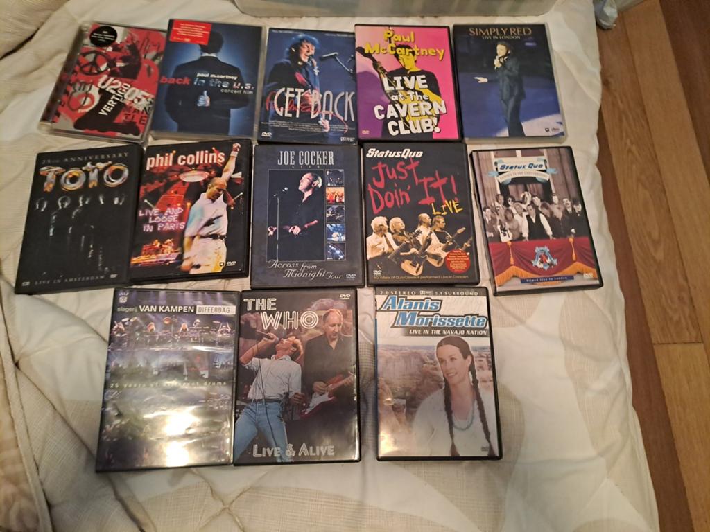 13 Muziek DVD's: Concerten en Live Optredens, Alle leeftijden, Ophalen of Verzenden, Muziek en Concerten