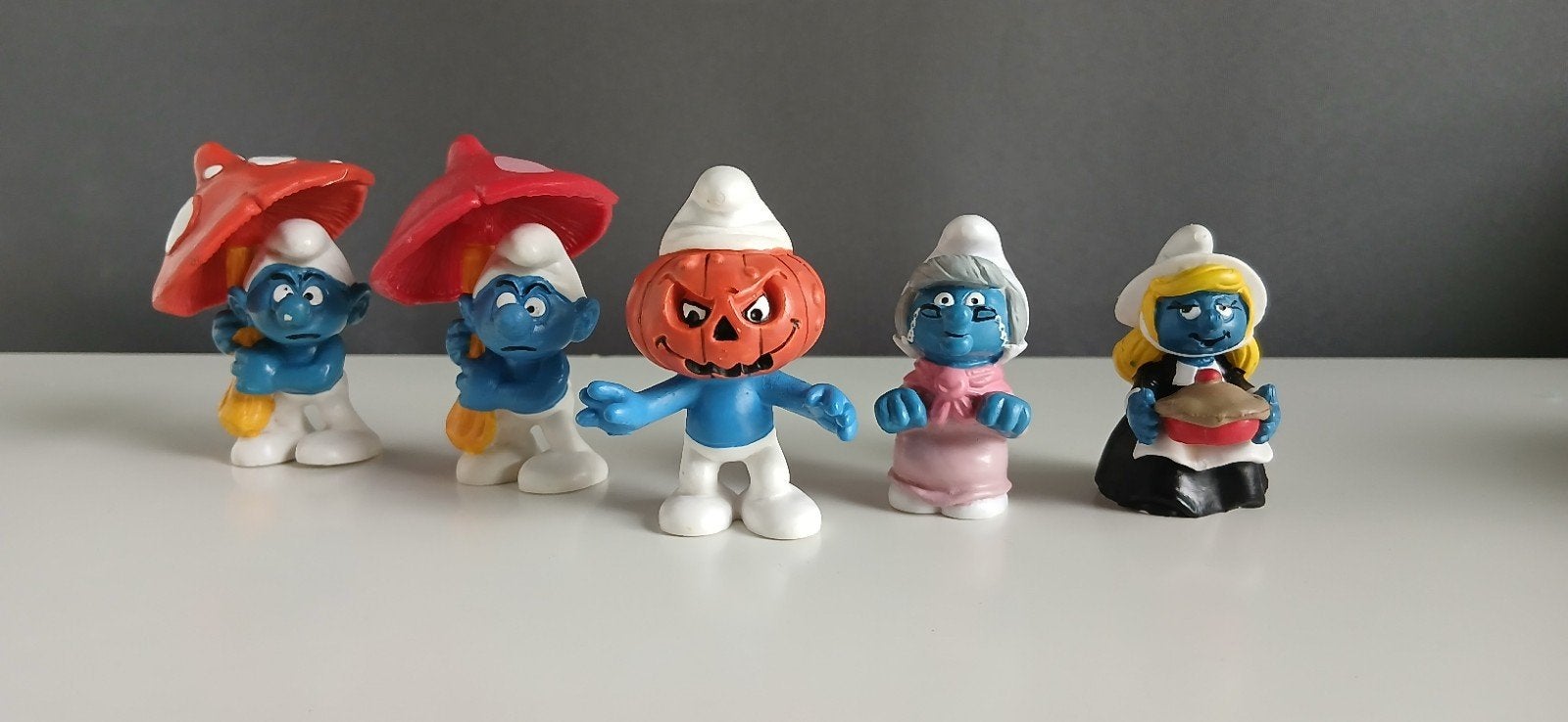 Smurfen Schleich figuren - Set van 5, Ophalen of Verzenden, Zo goed als nieuw, Verschillende Smurfen