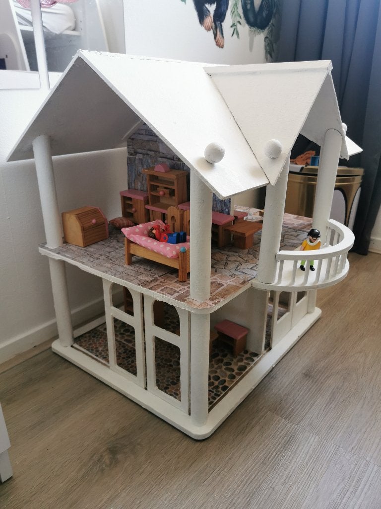 Poppenhuis, Ophalen of Verzenden, Zo goed als nieuw, Poppenhuis