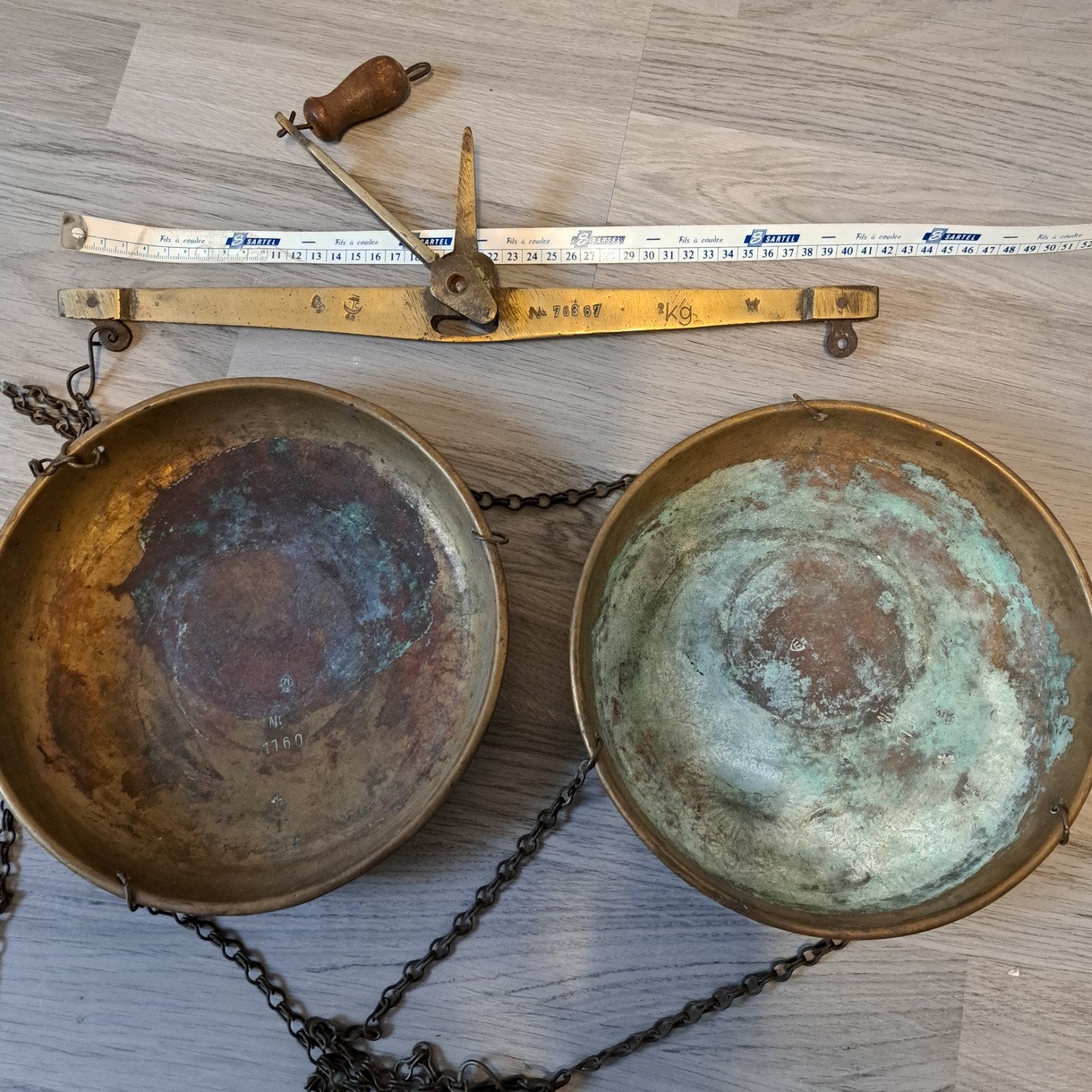 Antieke weegschaal, Antiek en Kunst, Ophalen of Verzenden