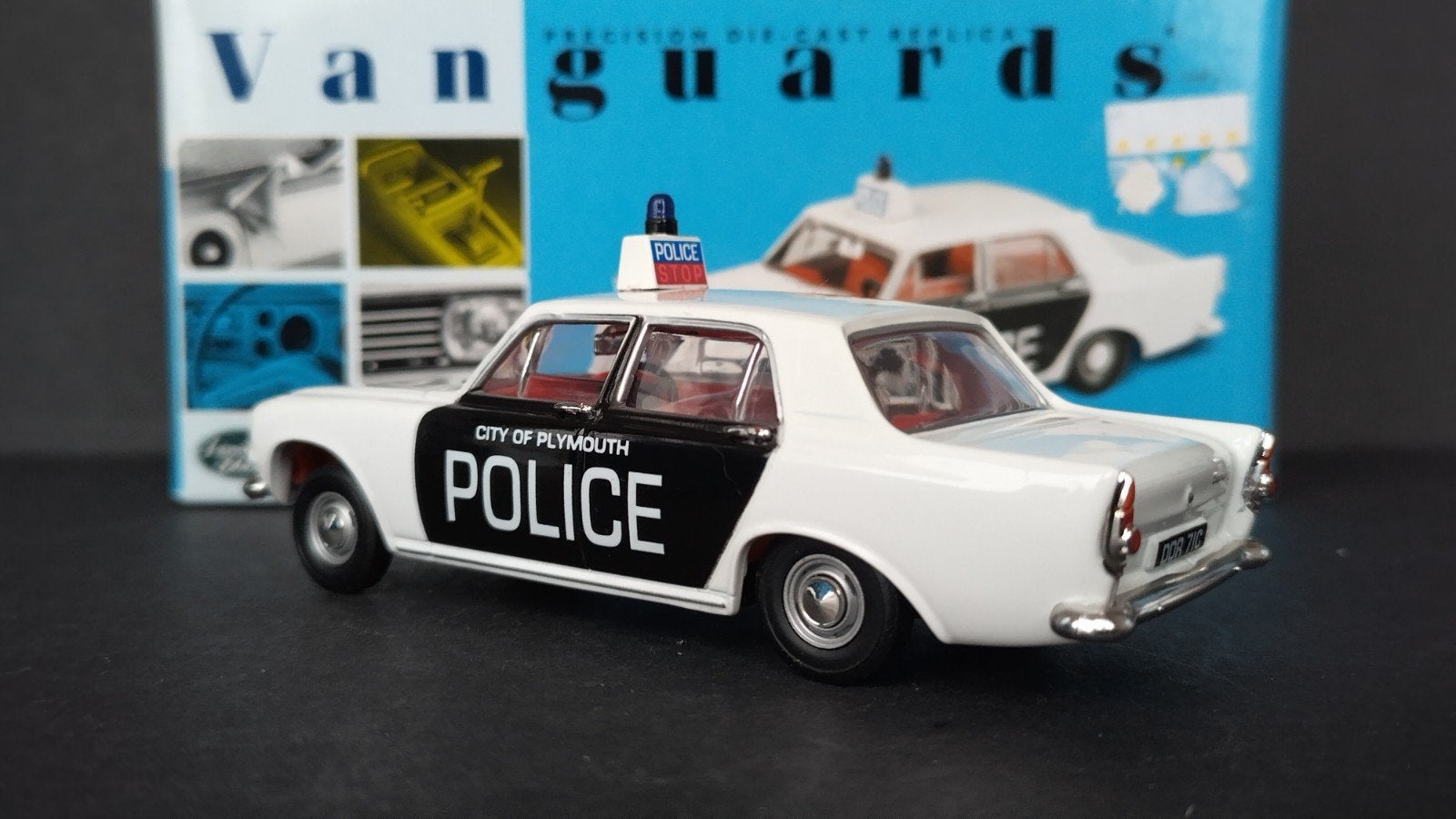 Ford Zephyr 6 police Plymouth City 1:43 Vanguards Pol, Auto, ., Nieuw, .