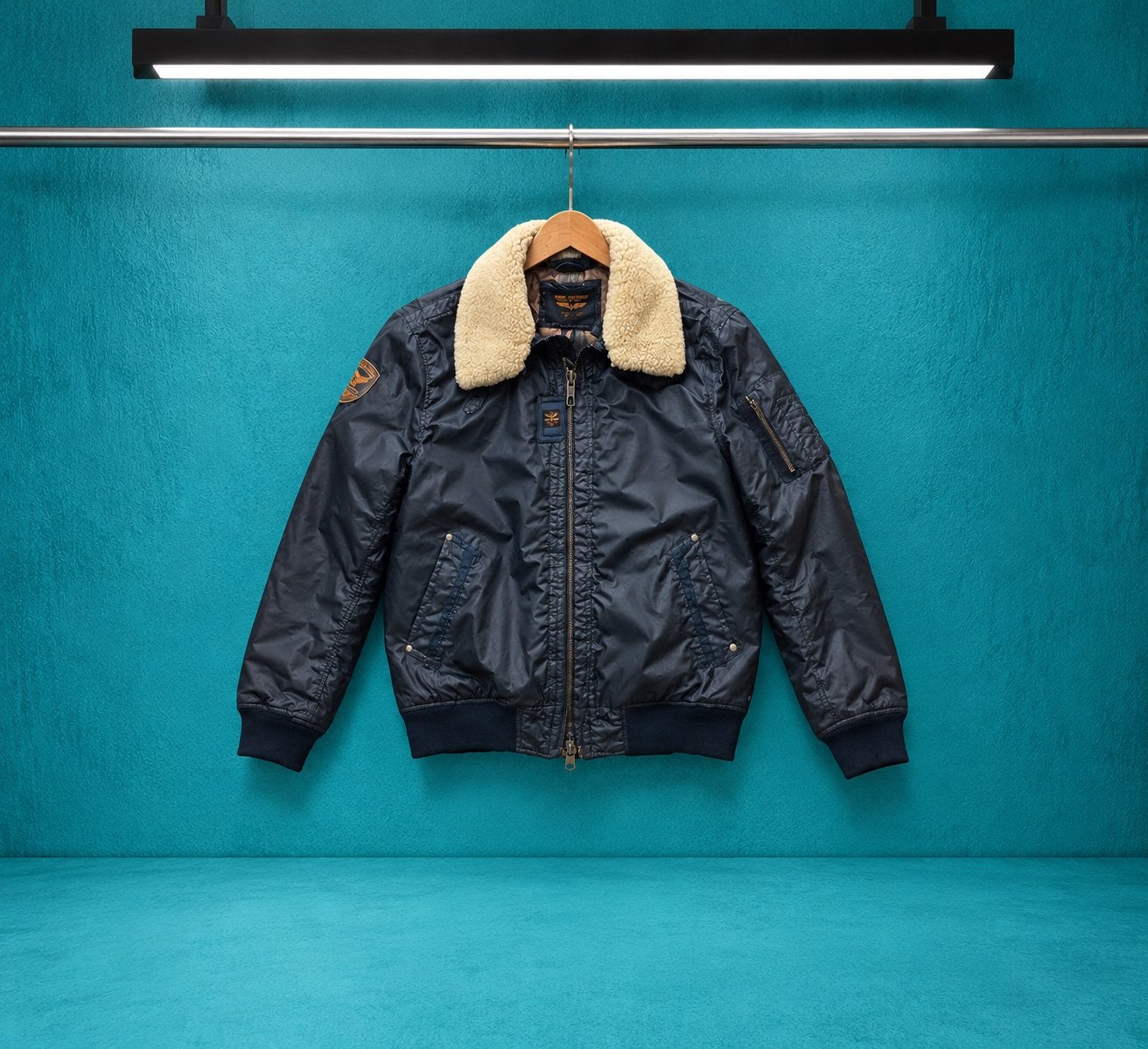 PME Legend MA-1 "Flight Bomber" Jas, Verzenden, Zo goed als nieuw, Overige maten, Blauw