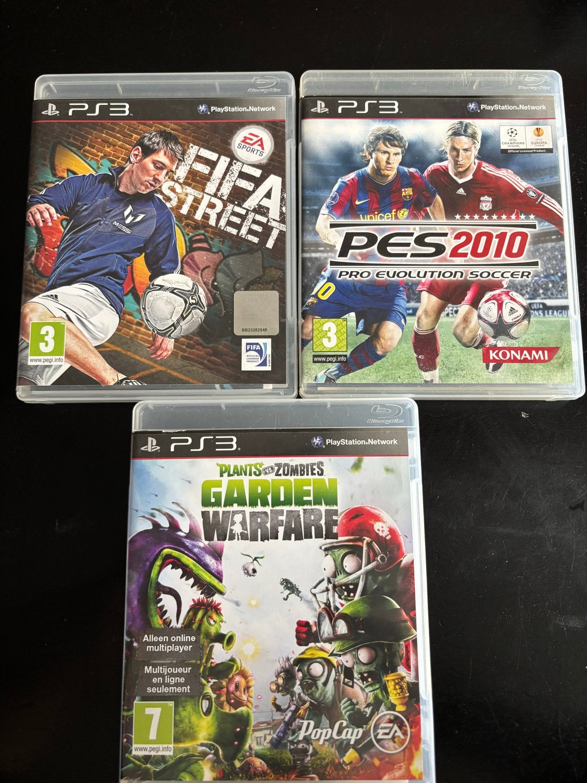PlayStation 3 spellen: FIFA Street, PES 2010, Plants vs Zomb, Gebruikt, 1 speler, Eén computer, Ophalen of Verzenden