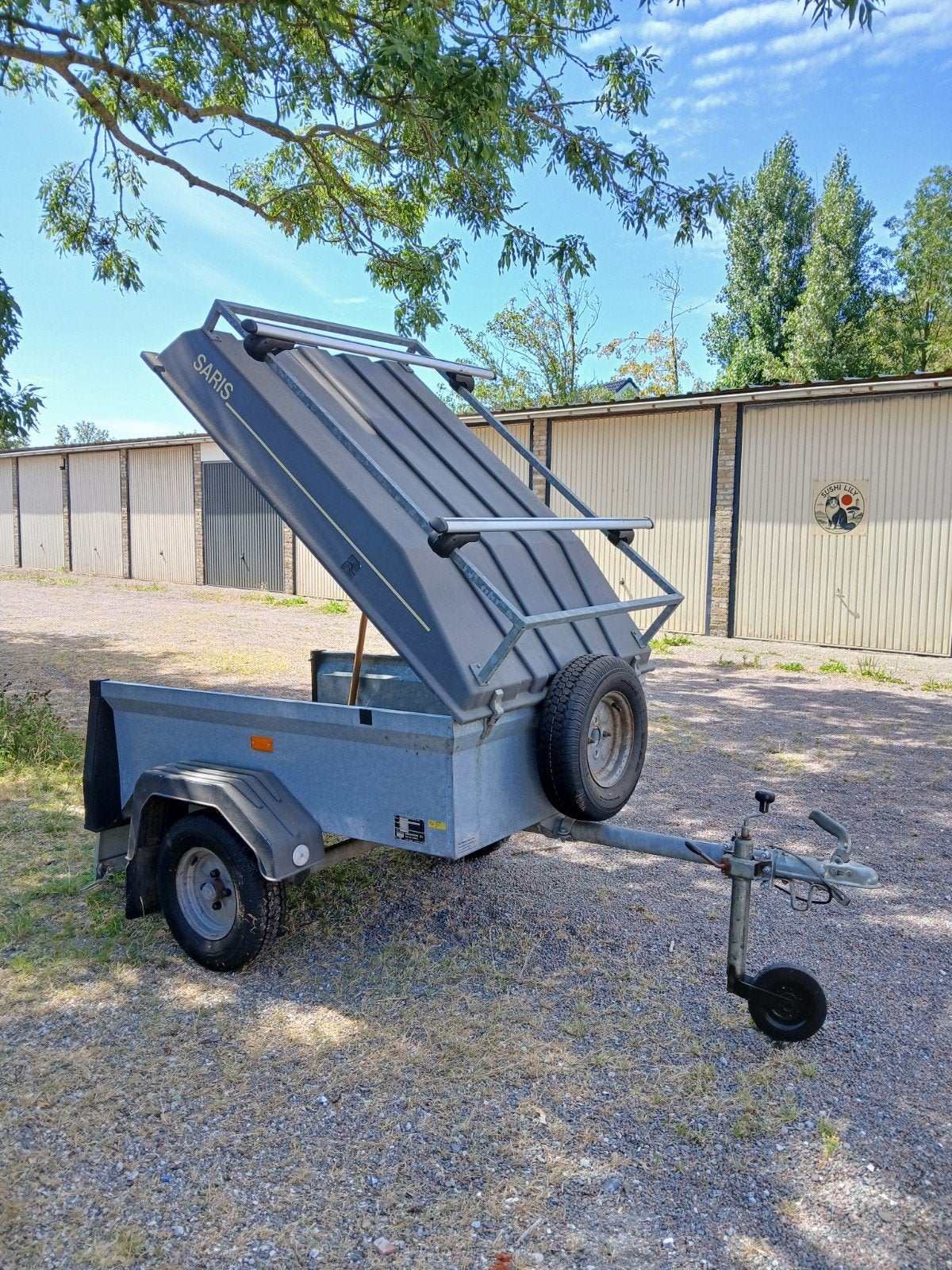 Saris Arba 2000 aanhangwagen in top conditie, Auto diversen, Aanhangers en Bagagewagens, Ophalen, Zo goed als nieuw