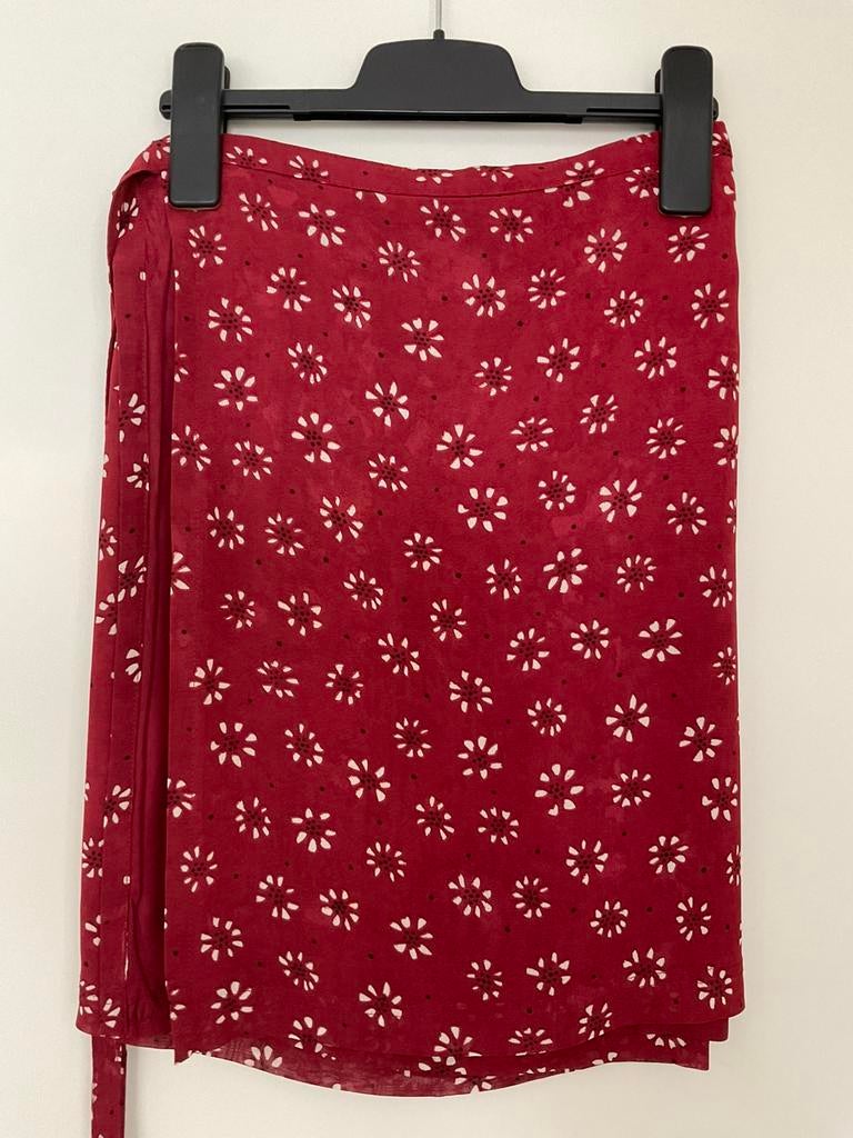 Wikkelrok, Ophalen of Verzenden, Zo goed als nieuw, Rood, Boven de knie