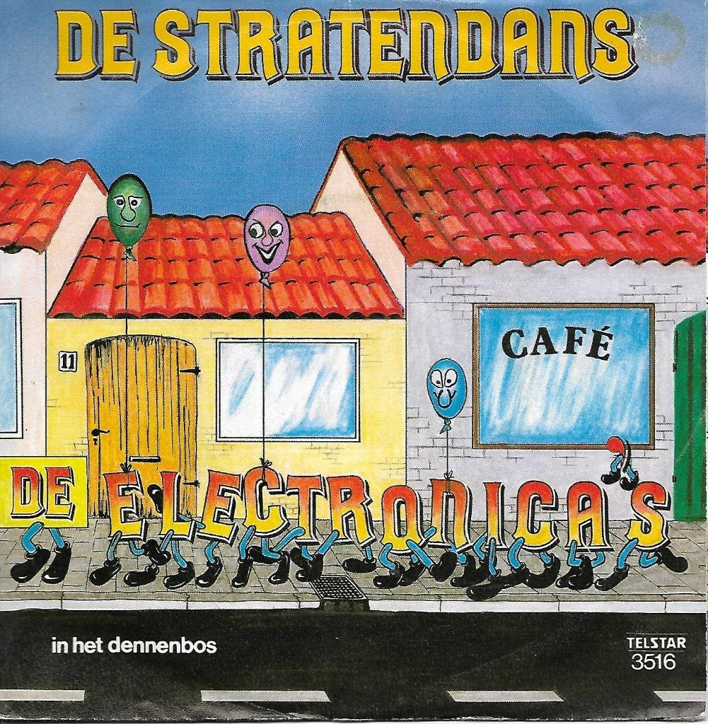 De Electronica` s - De stratendans (Telstar), Ophalen of Verzenden, Zo goed als nieuw, 7 inch, Nederlandstalig