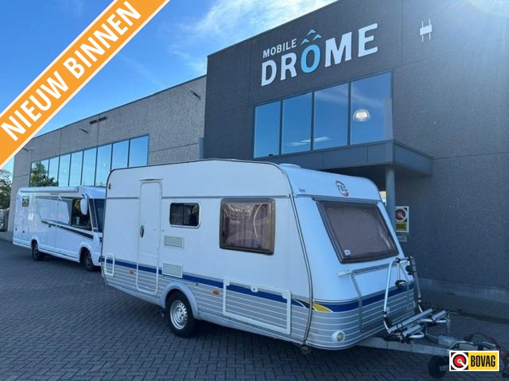 TEC Tour Live 400 DB MOVER+VOORTENT+FIETSENDRA, Caravans en Kamperen, T.E.C., Dwarsbed, Bedrijf, Treinzit