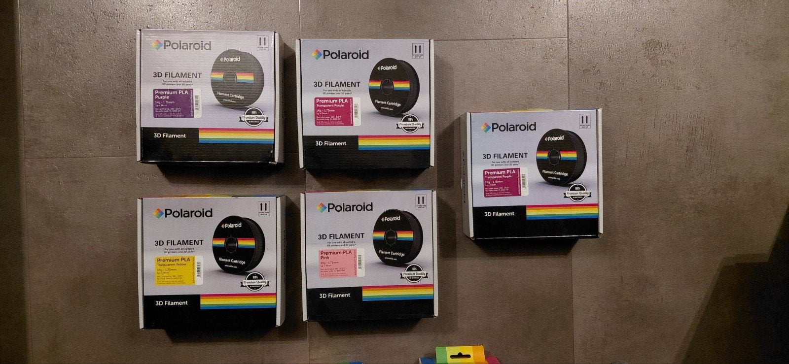 3D filament polaroid 5 kleuren, Ophalen of Verzenden, Nieuw, Filament, Polaroid