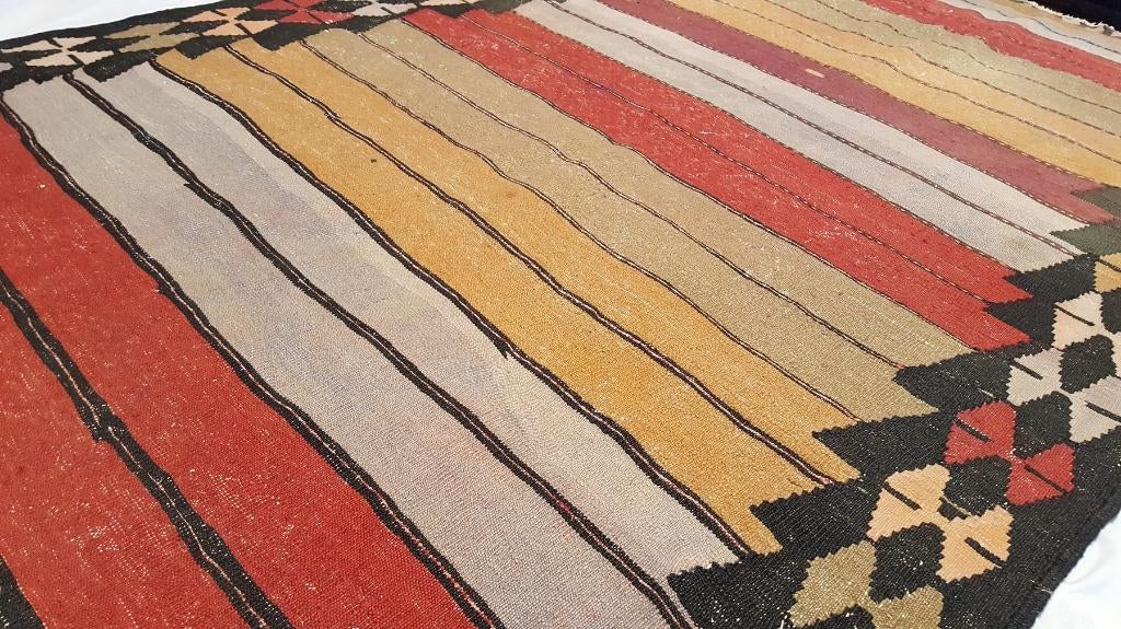 Perzische tapijt Ardabil kelim 340x 165/kleed/loper/Oosterse, Www.simatapijten.nl, 150 tot 200 cm, 200 cm of meer, Ophalen of Verzenden
