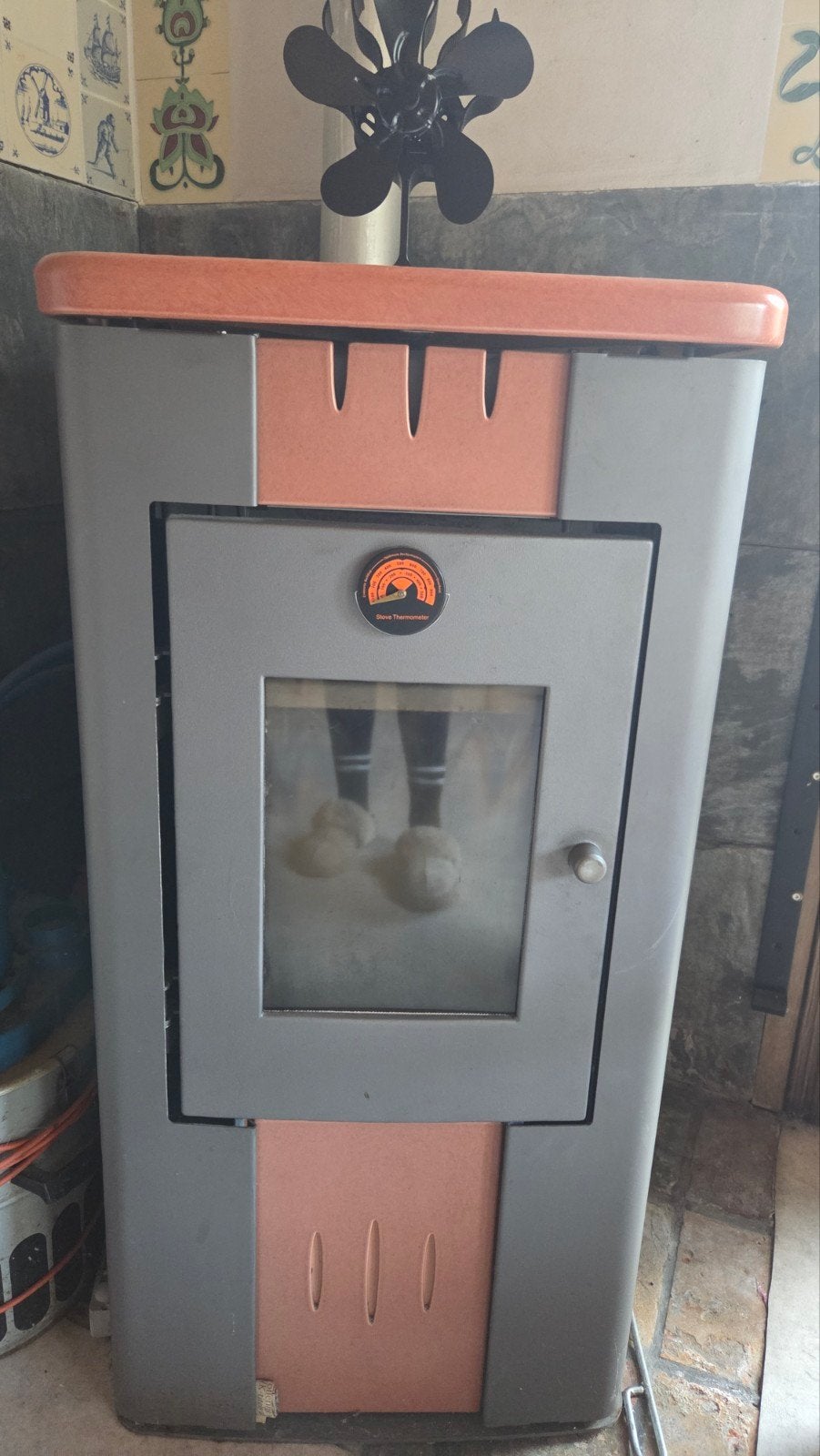 Rika 8kw pelletkachel - Zo goed als nieuw, Overige brandstoffen, Ophalen of Verzenden, Zo goed als nieuw, Pelletkachel