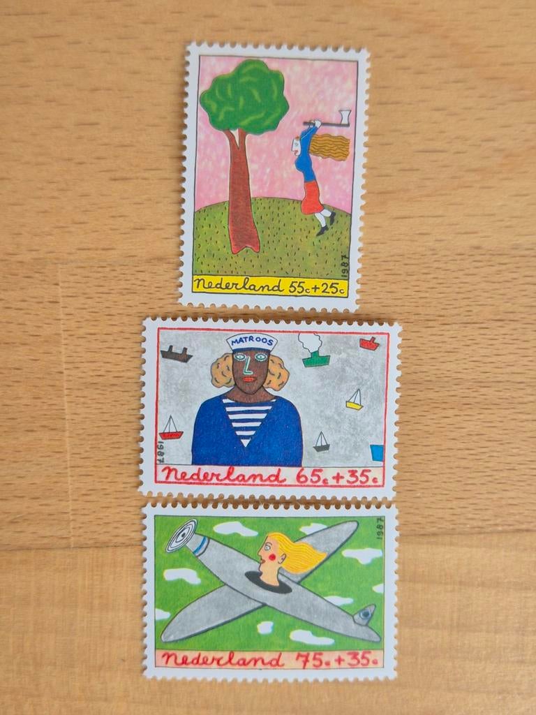 Nederland 1987 kinderpostzegels, Postzegels en Munten, Postzegels | Nederland, Ophalen of Verzenden, Na 1940, Postfris