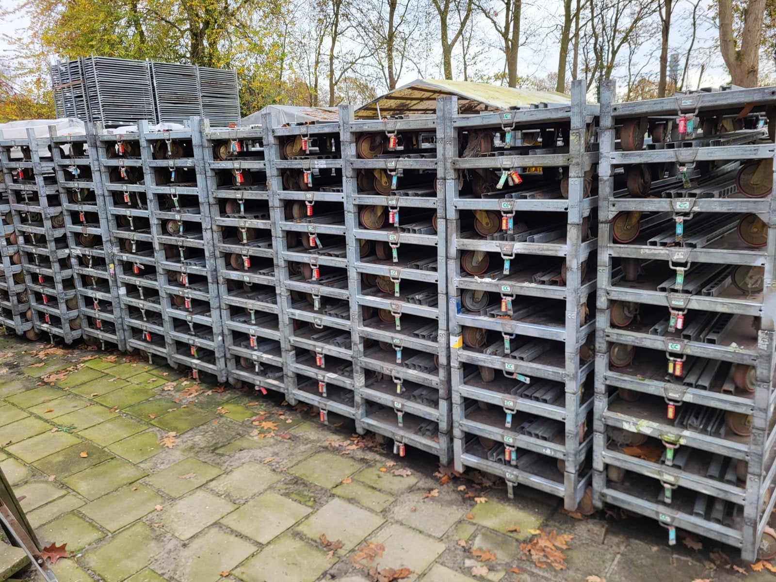Deense karren,  bloemen containers,  DC, Ophalen, Gebruikt