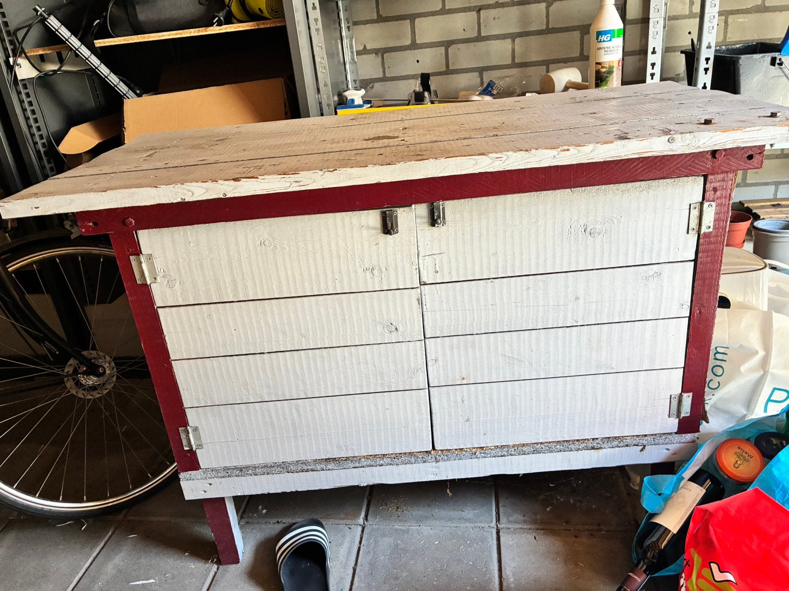 Wood kasten, Ophalen, Gebruikt, Overige materialen, Containerberging
