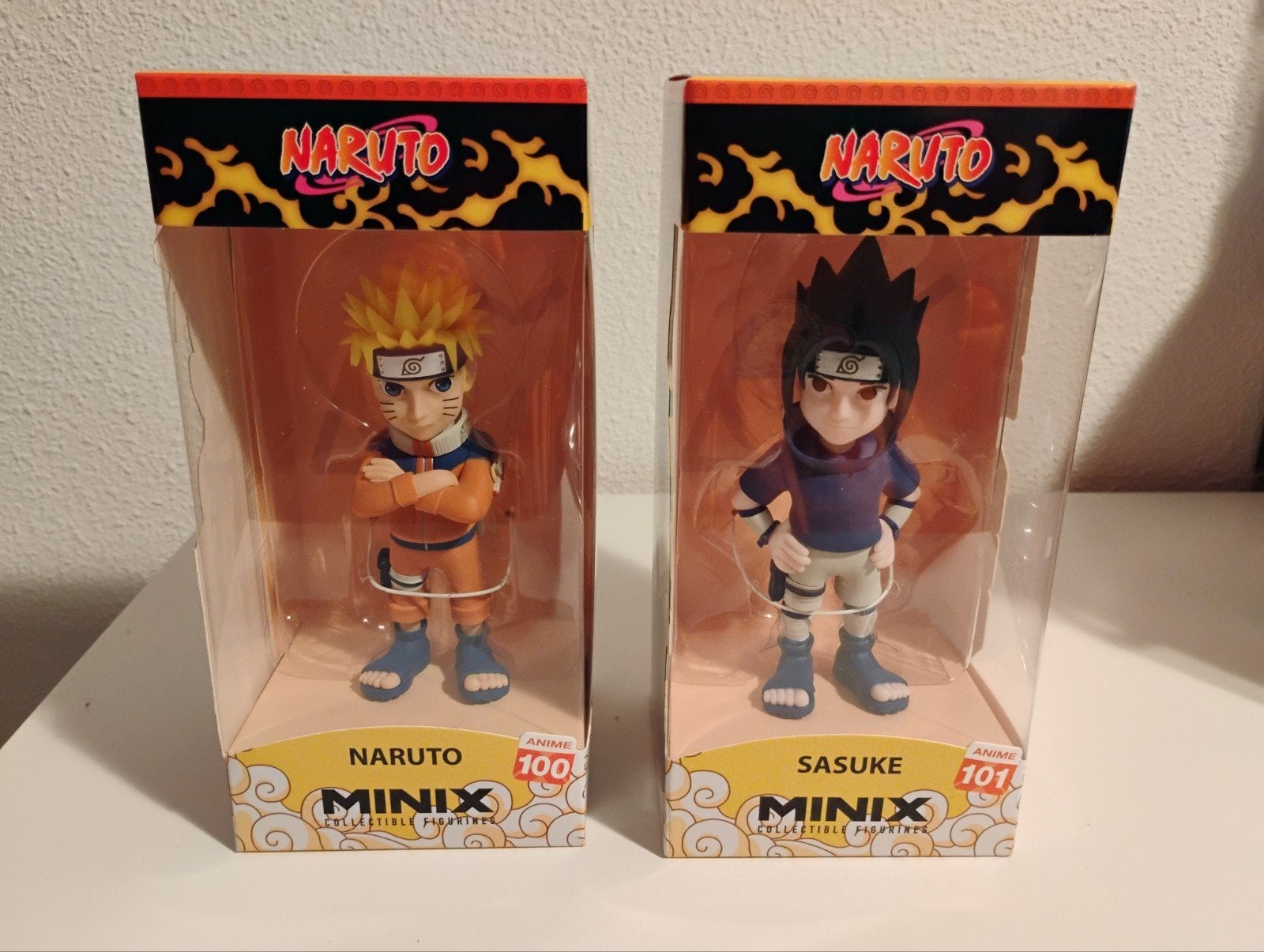 2 Minix Poppetjes - Anime Serie Naruto - Naruto en Sasuke, Ophalen of Verzenden, Nieuw