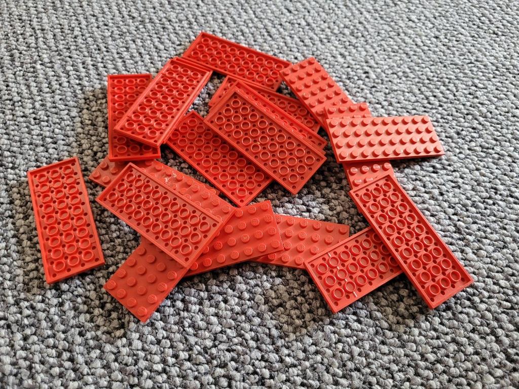 Partij X99=20x Lego plaatjes 4x10