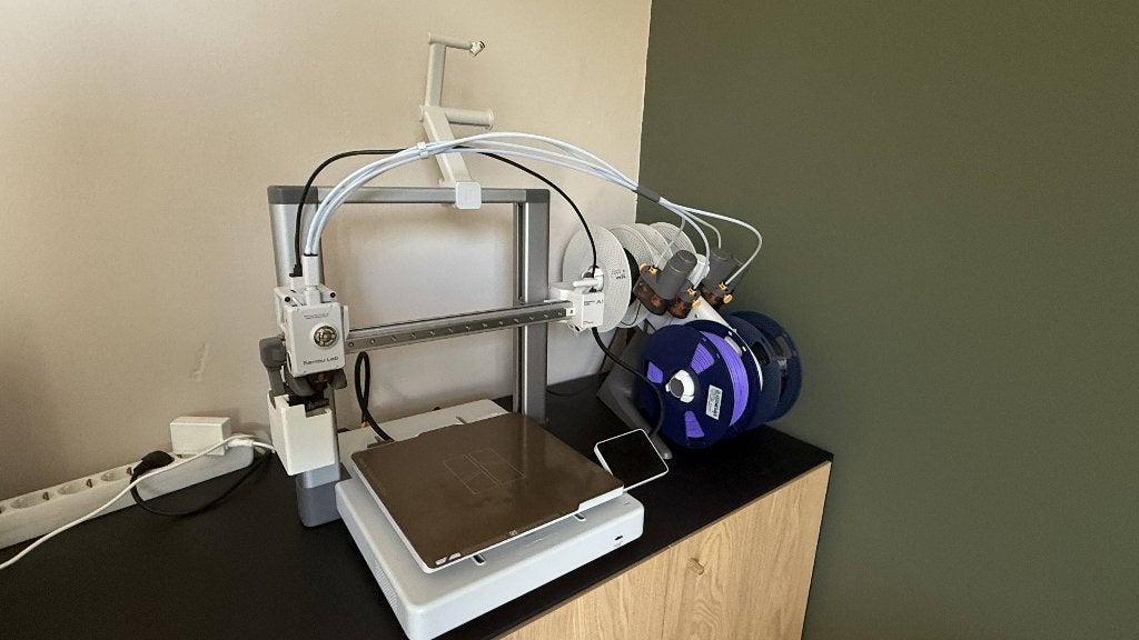 Bambulab A1 Combo - Slechts 54 uur + plates & nozzles, Computers en Software, 3D Printers, Ophalen, Ingebouwde Wi-Fi, Zo goed als nieuw