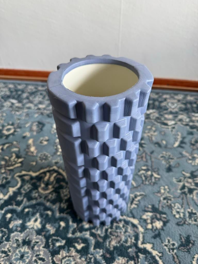 Foamroller - Grijs - Voor spierherstel en massage, Ophalen of Verzenden, Zo goed als nieuw, Rug, Foamroller
