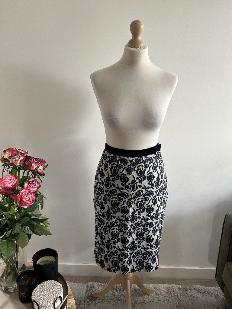 King Louie maat L rozen koker rok 3223, Kleding | Dames, Rokken, Blauw, Maat 42/44 (L), Ophalen of Verzenden, Zo goed als nieuw