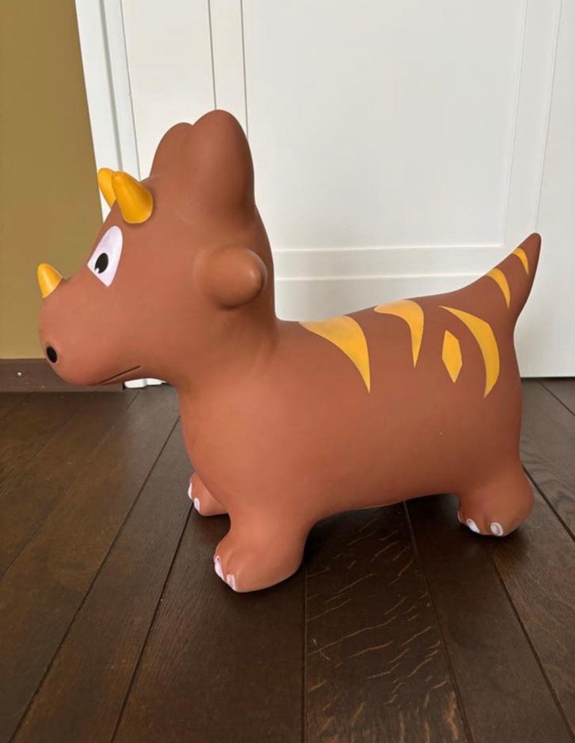 Opblaasbare Dino Springdier, Ophalen of Verzenden, Gebruikt