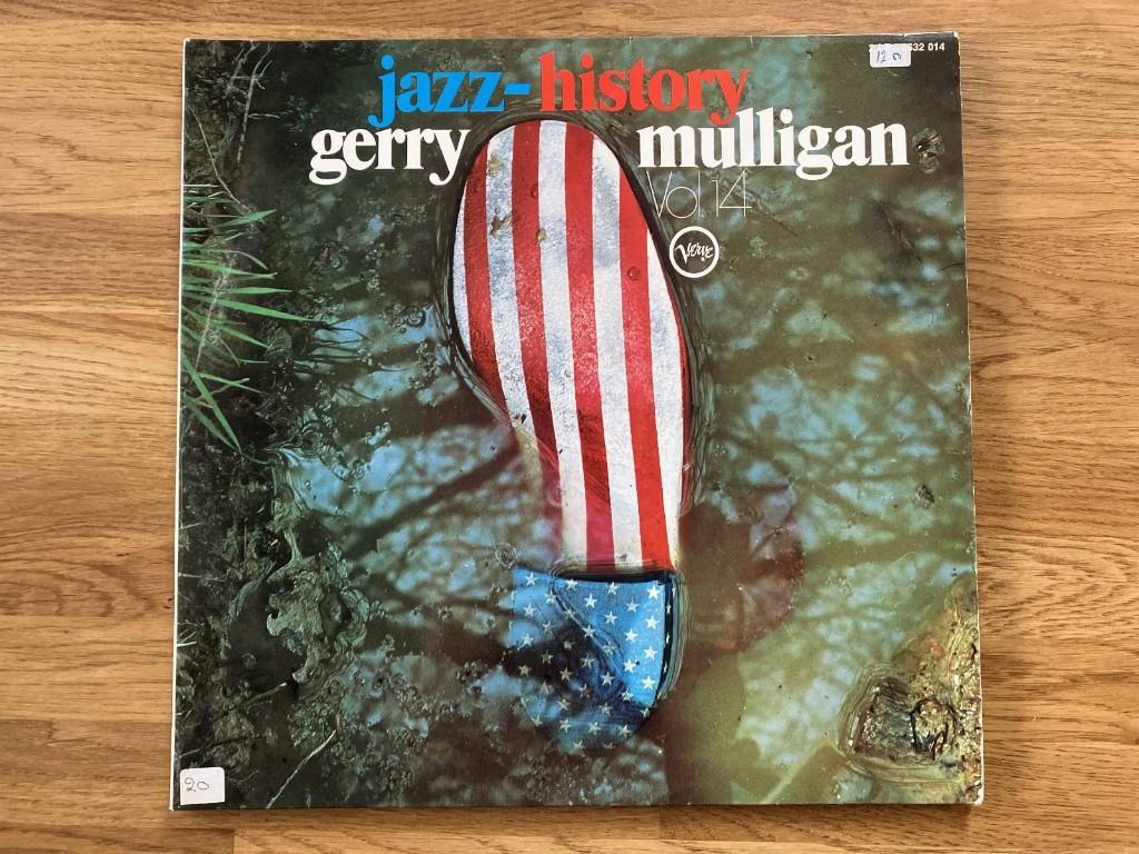 Gerry Mulligan / Jazz - History Vol. 14, Ophalen of Verzenden, Zo goed als nieuw, 12 inch, Jazz