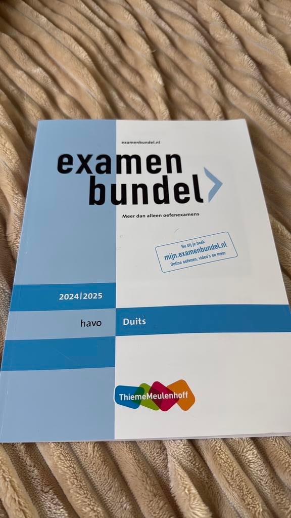 Examenbundel Duits (havo), Boeken, Ophalen of Verzenden, Zo goed als nieuw, HAVO, Duits