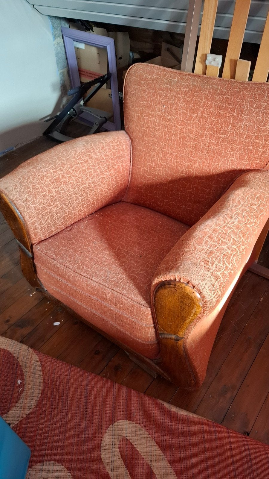 fauteuil. vintage, Huis en Inrichting, Ophalen, Gebruikt, Eenpersoons, 75 tot 100 cm