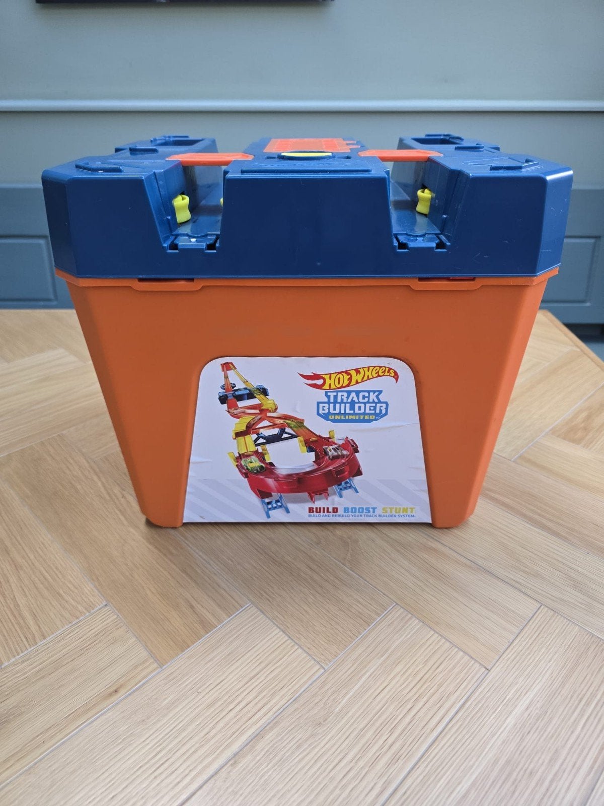 Hot Wheels Track Builder Unlimited Ultra Boost Kit GLC97, Kinderen en Baby's, Ophalen, Met looping, Racebaan, Gebruikt