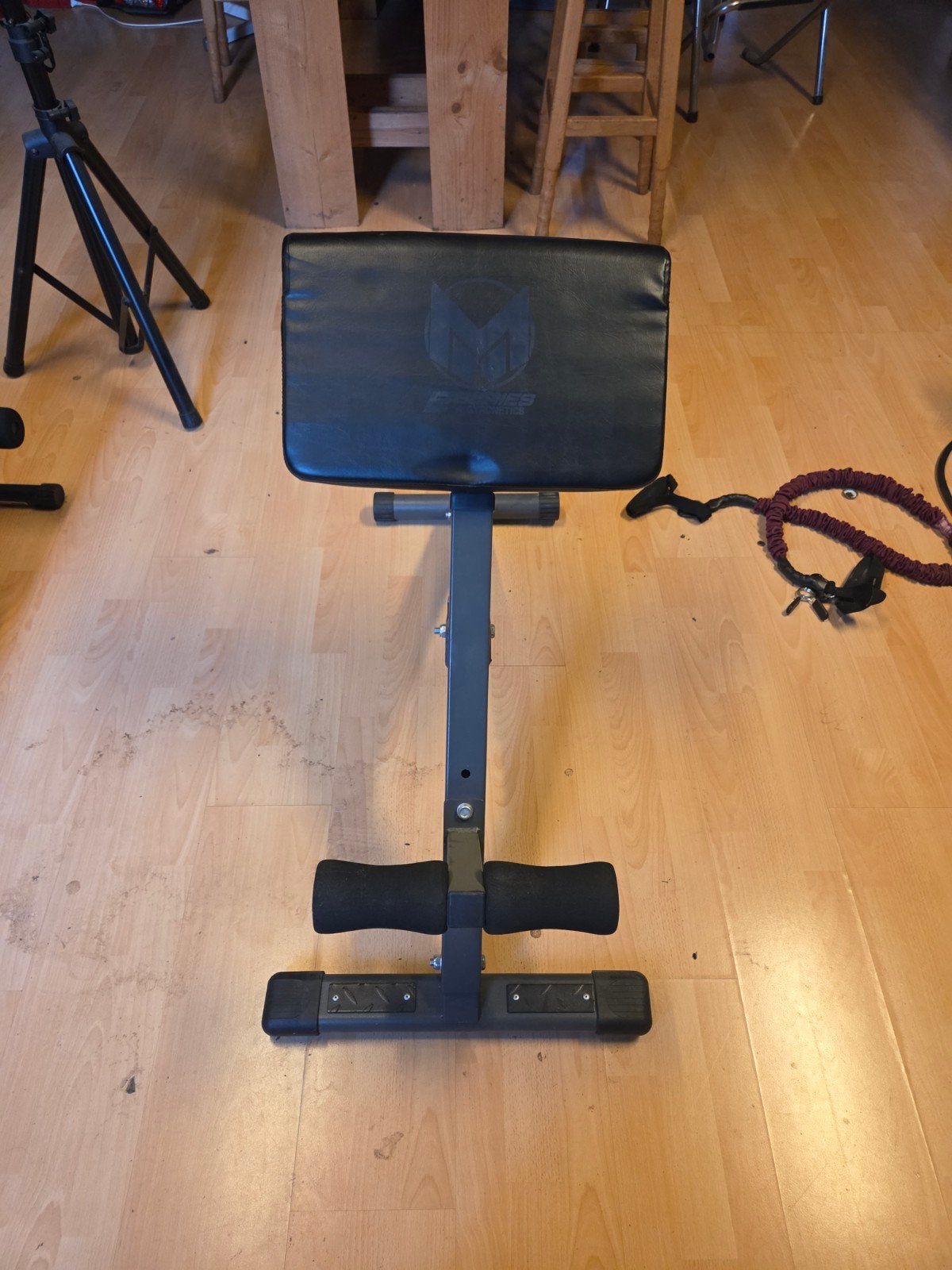 Gyronetics hyperextensie bank - rugtrainer., Ophalen, Zo goed als nieuw, Fitnessbank