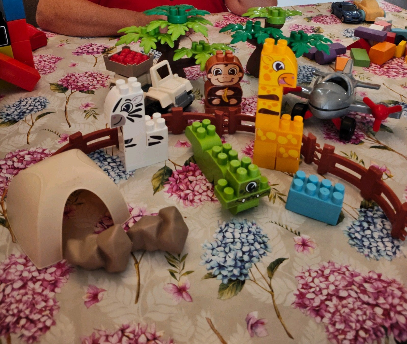 Duplo Dieren en Voertuigen Set - Safari Avontuur, Ophalen of Verzenden, Gebruikt