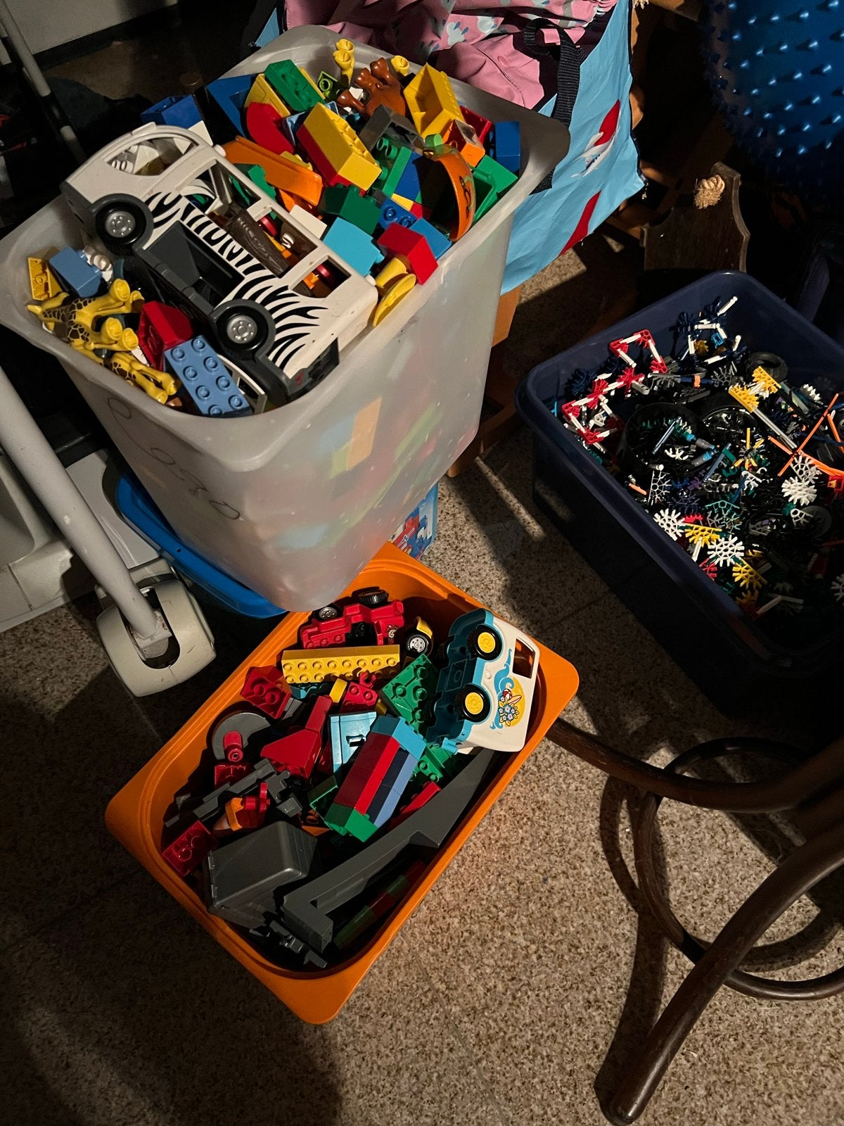 Grote partij diverse Duplo bouwstenen en K'nex, Ophalen of Verzenden, Gebruikt, Overige merken