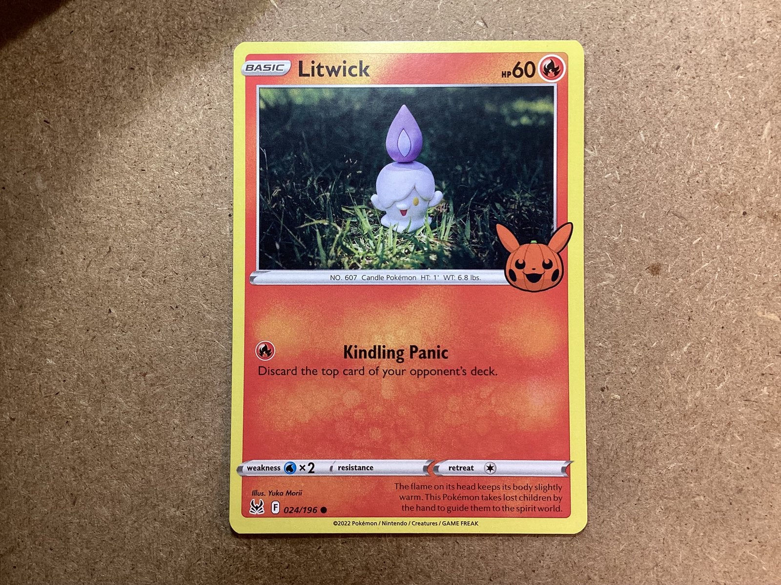 1x Litwick [LOR 024/196] (Excellent), Ophalen of Verzenden, Zo goed als nieuw, Losse kaart
