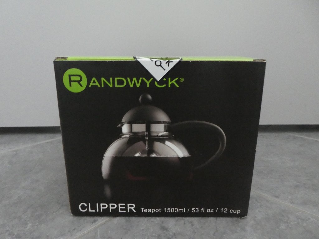 Randwijck Clipper theepot - 1,5 liter, Theepot/fluitketel, Glas, Nieuw, Ophalen of Verzenden