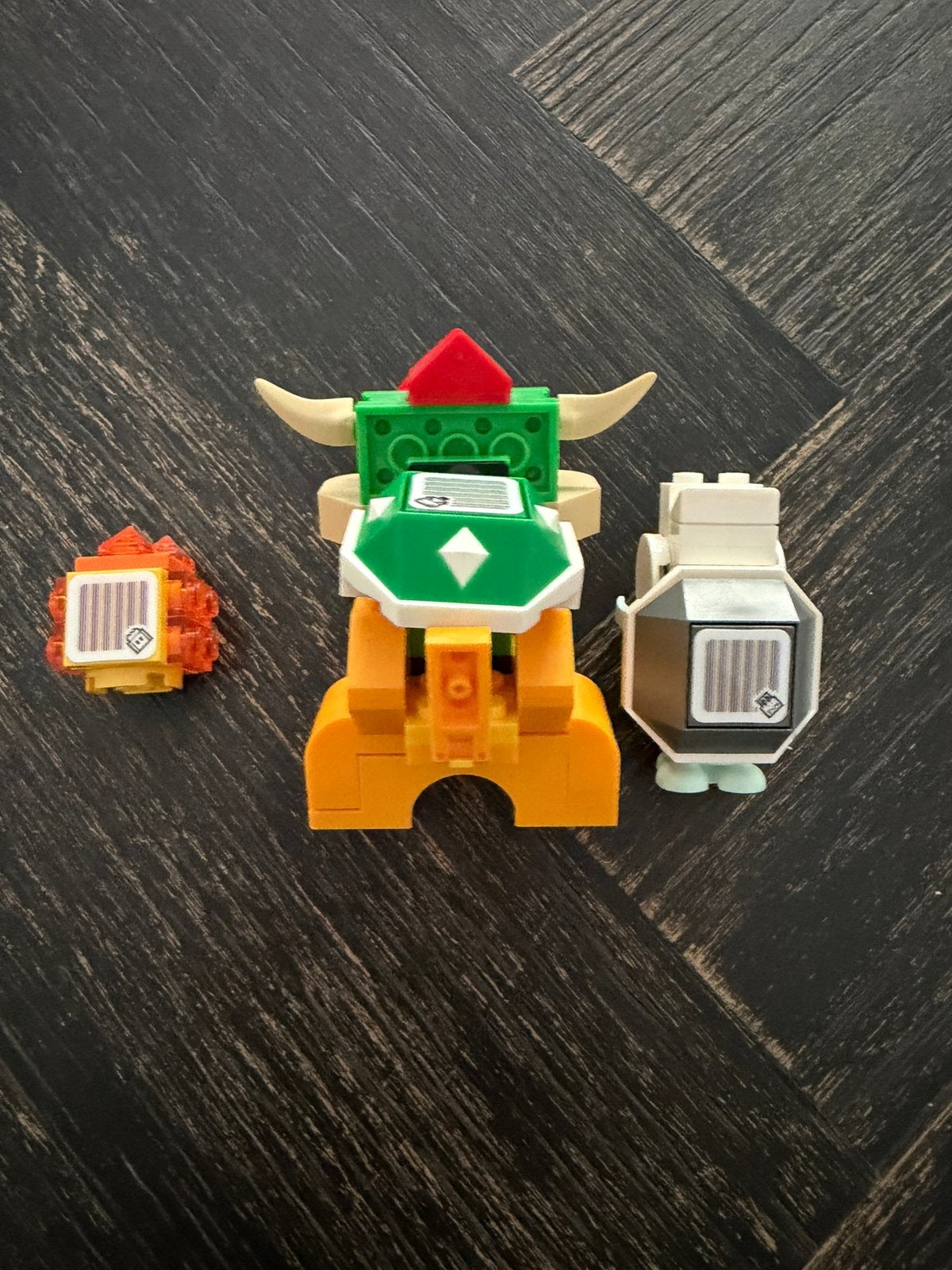 Lego super mario bundel bowser, dry bones en lava bubble, Ophalen, Zo goed als nieuw