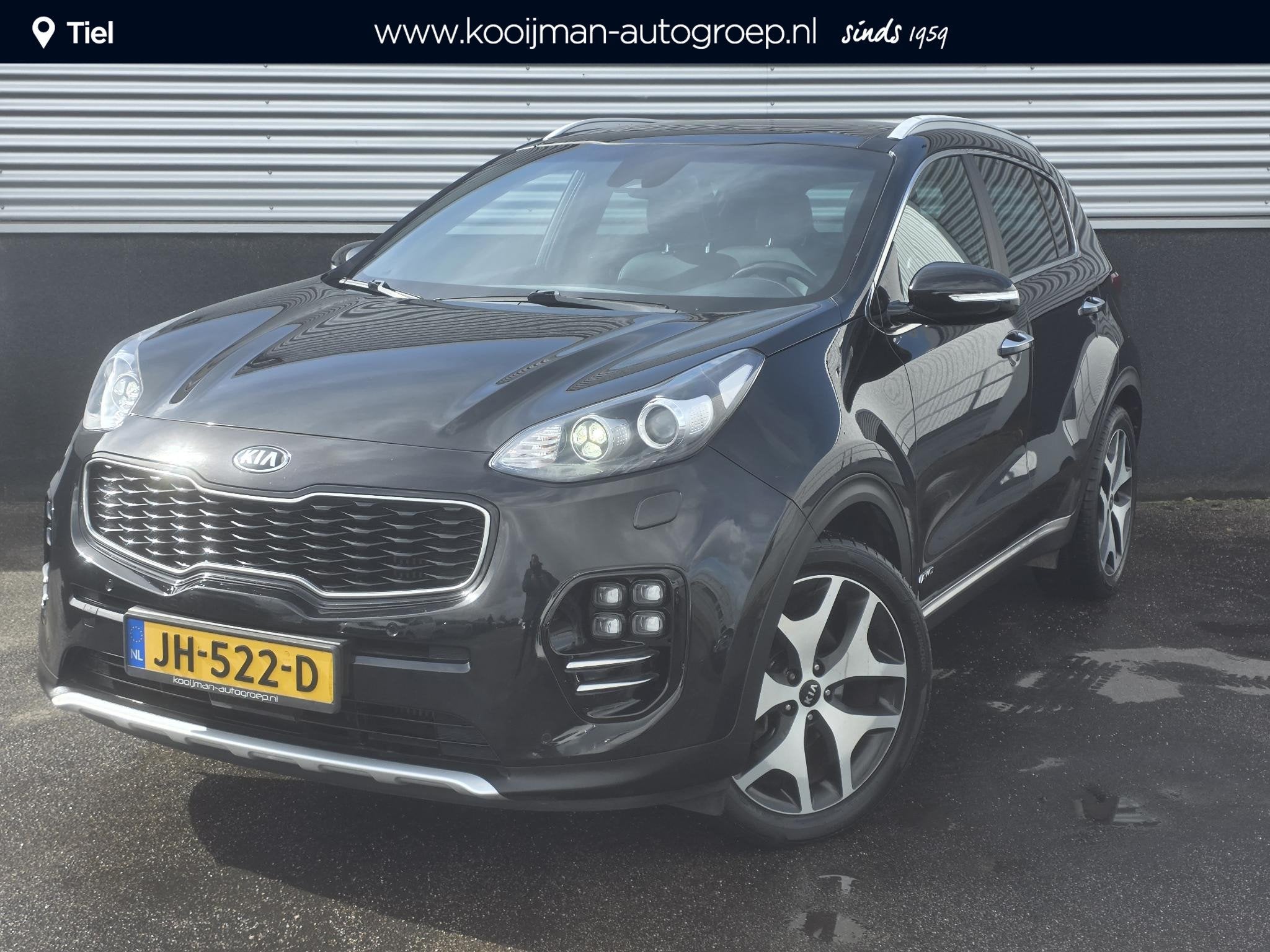 Kia Sportage 1.6 T-GDI 4WD GT-Line PlusLine Automaat, Schuif, Auto's, Kia, Gebruikt, 4 cilinders, Zwart, Vierwielaandrijving