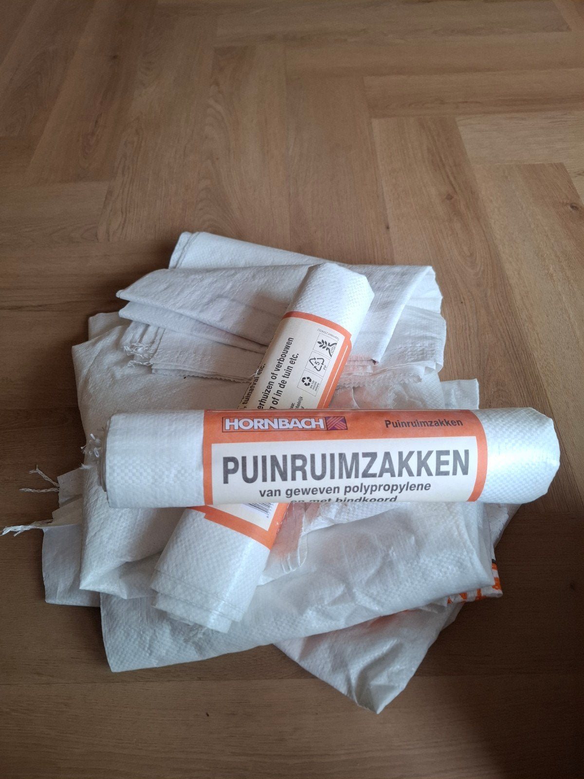 19 Hornbach puinzakken, ongebruikt, Doe-het-zelf en Verbouw, Overige Doe-het-zelf en Verbouw, Ophalen, Nieuw